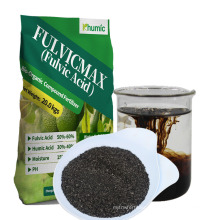 "FULVICMAX"organic fertilizer raw material potassium fulvate flakes powder fulvic acid organic fertilizer